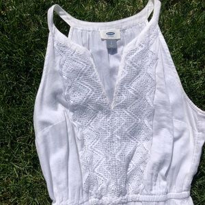 White boho maxi dress